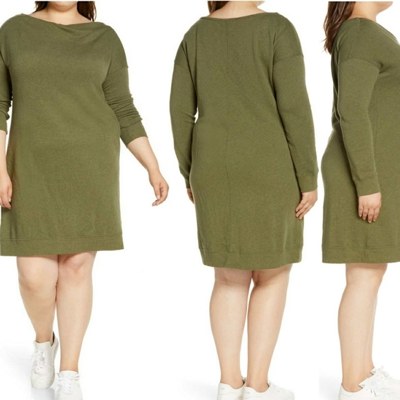 Caslon | Dresses | Caslon Sweatshirt Dress X Pit 28 Stretches To 3 Length  415 | Poshmark